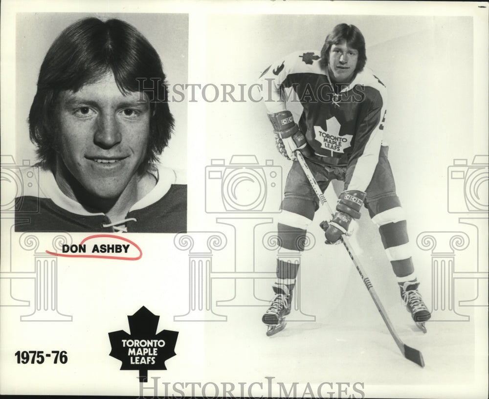 1974 Press Photo Toronto Maple Leafs hockey player Don Ashby - nes51768- Historic Images