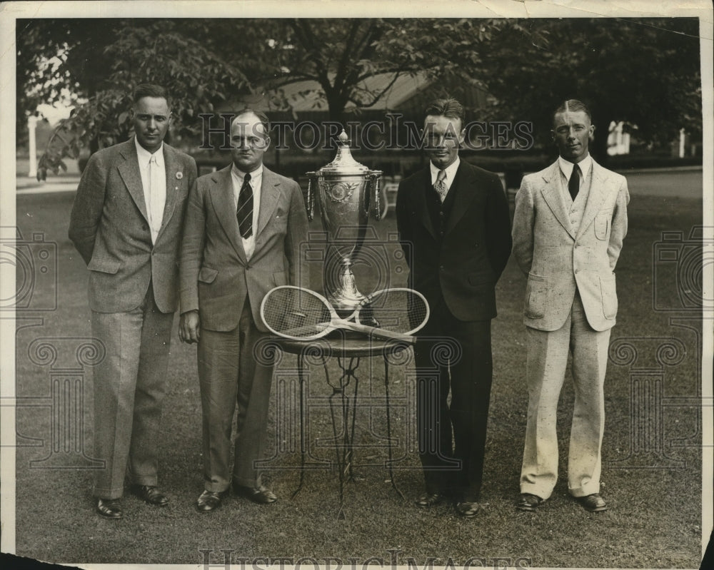 1931 Press Photo Army tennis players to compete for Sheridan Cup in Washington - Historic Images