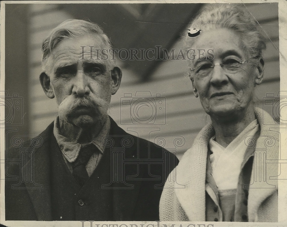 1930 Press Photo Mr &amp; Mrs Charles A Lewis remarry 30 yearrs after divorce - Historic Images