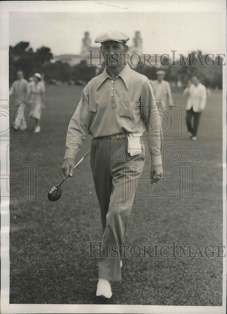 1939 Press Photo Arnold Minkley at South Florida Golf at Palm Beach - nes53479 - Historic Images