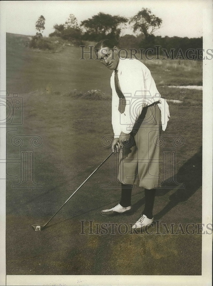 1931 Press Photo Leo Kaufman in golf tournament at Wykagl club in NY - nes53481 - Historic Images