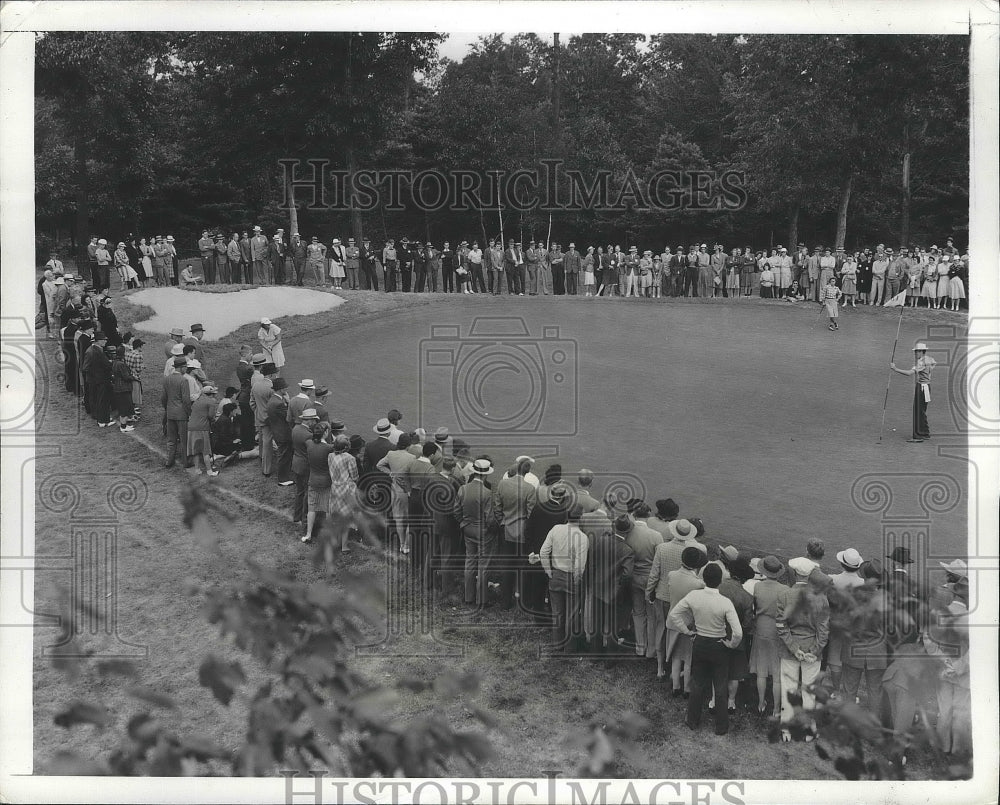 1941 Press Photo Mrs AJ Page, Mrs Frank Newell Women&#39;s National golf in MA - Historic Images