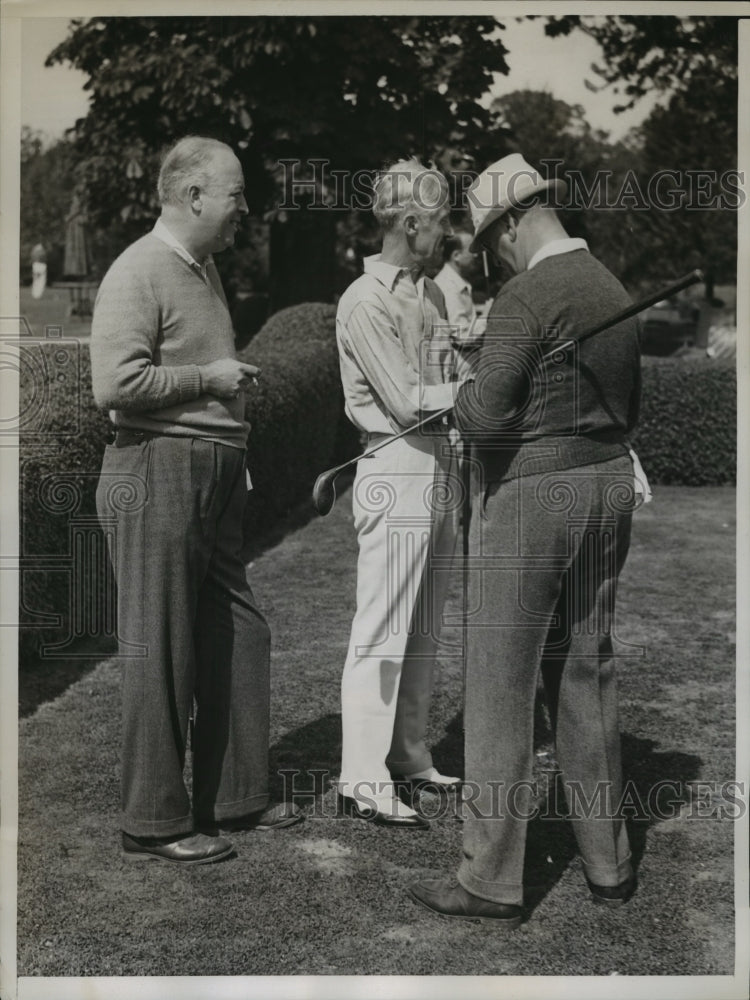 1938 Press Photo New York Stock Exchange Players in 42nd Annual Golf Tourney - Historic Images