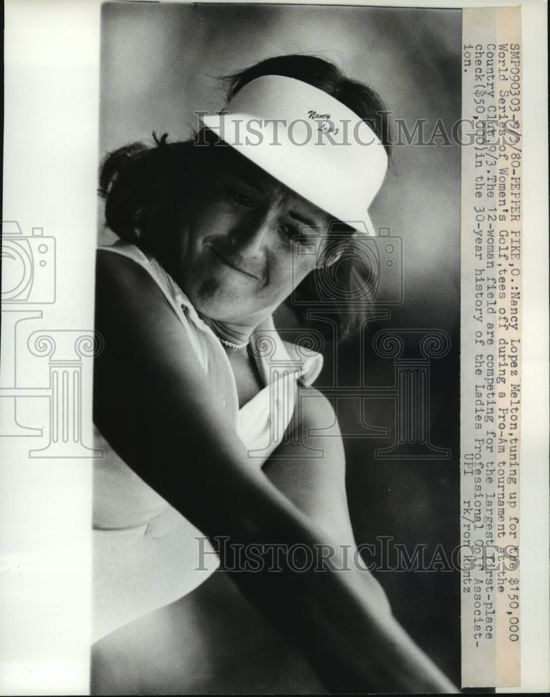 1980 Nancy Lopez Melton for Pro Am World Series of Golf-Historic Images