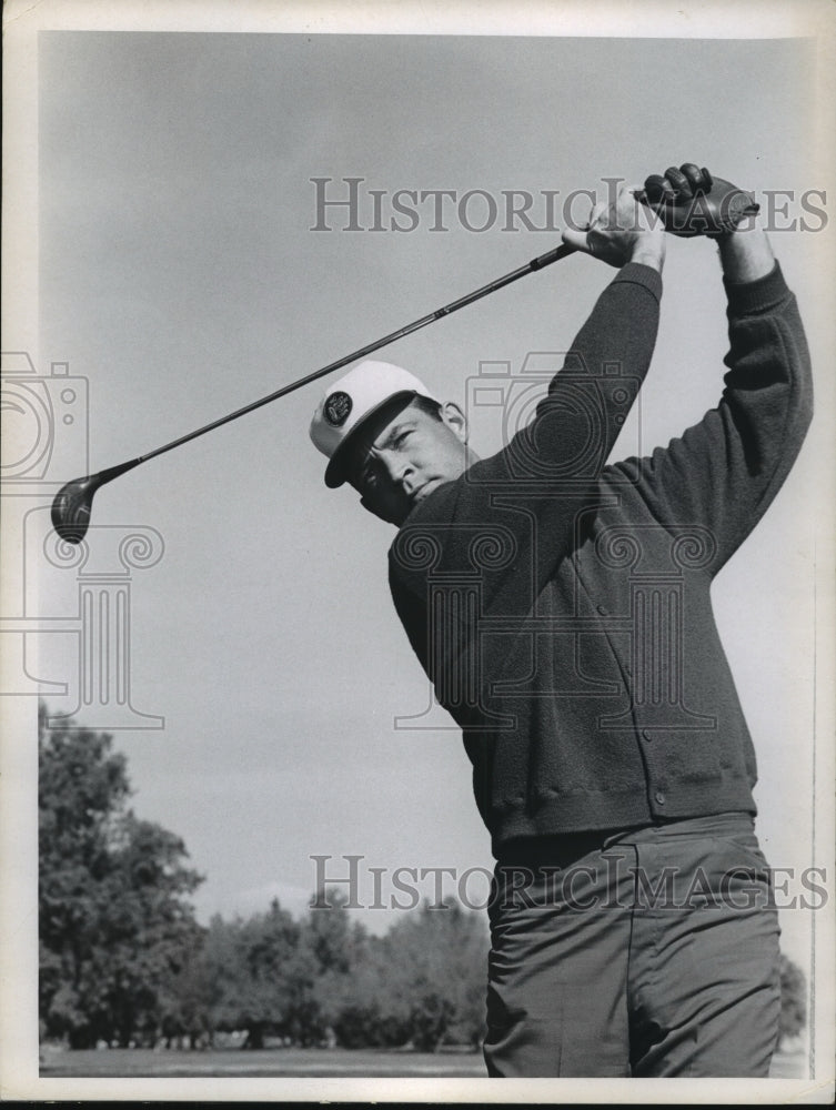 Golfer Stan Williams in action on a golf course-Historic Images