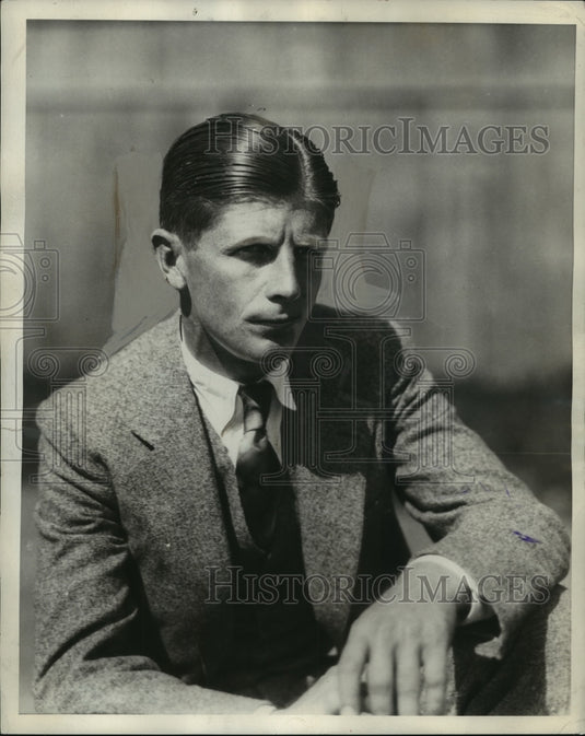 1929 Press Photo Robert Lyman Templeton, Stanford Track & Field Coach - Historic Images