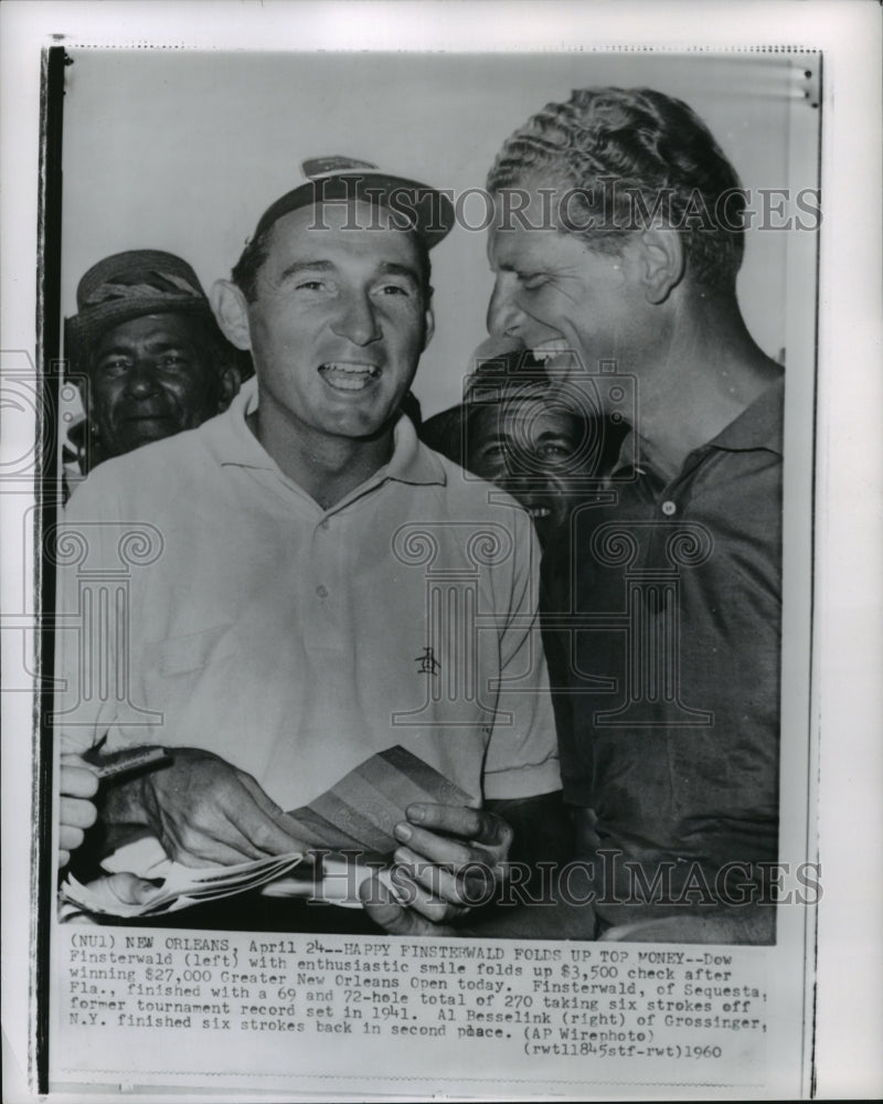 1960 Press Photo Dow Finsterwald wins Greater New Orleans Open - nes54685- Historic Images