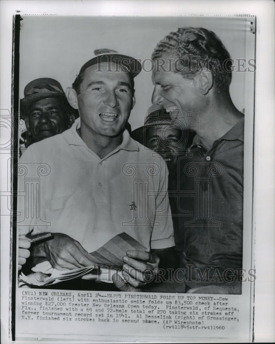 1960 Press Photo Dow Finsterwald wins Greater New Orleans Open - nes54685- Historic Images