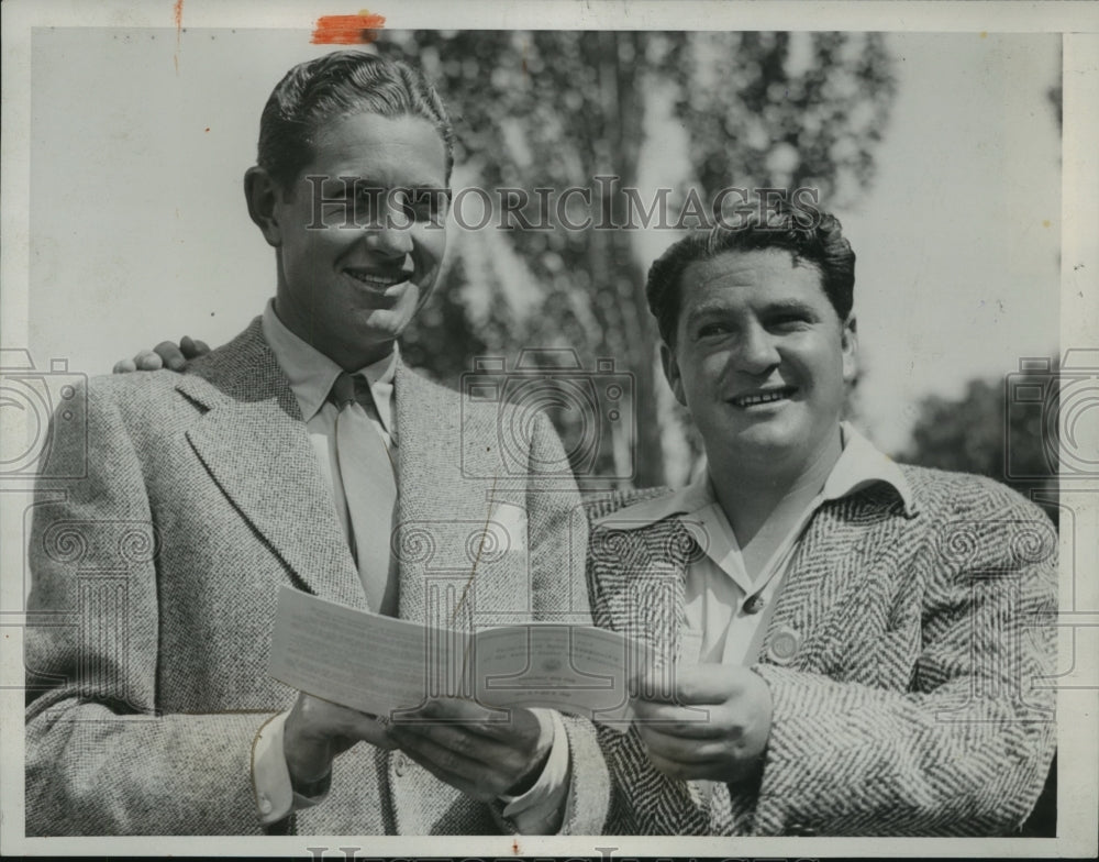 1940 Press Photo Horton Smith and Ed Cetrve - nes54744- Historic Images