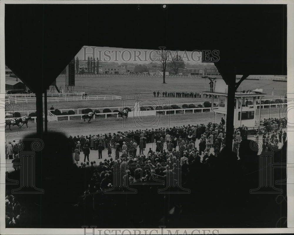 1936 Press Photo "Infantry" Wins Fall Season Opening at Pimlico Maryland- Historic Images
