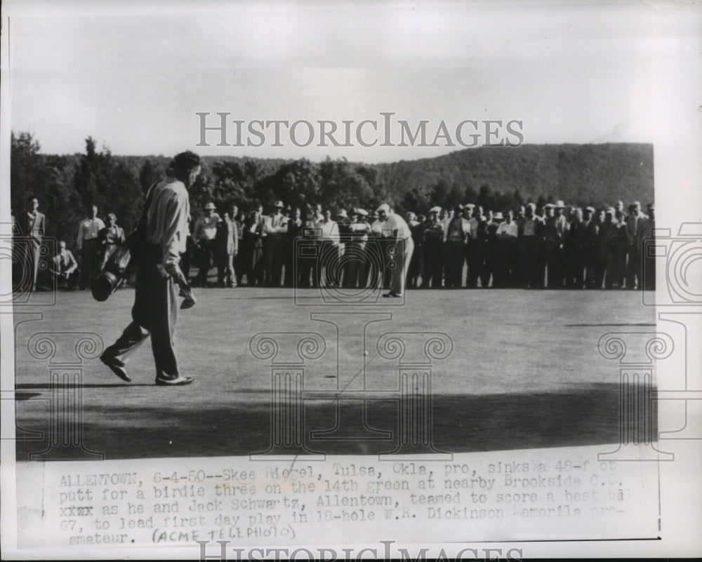 1970 Press Photo Skee Riegel &amp; Jack Schwartz Teamed to Score Best at 67 - Historic Images