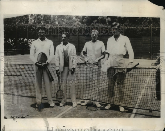 1931 Press Photo U.S. Defeats Mexico in the Davis Cup Series by 5 Matches to 0 - Historic Images