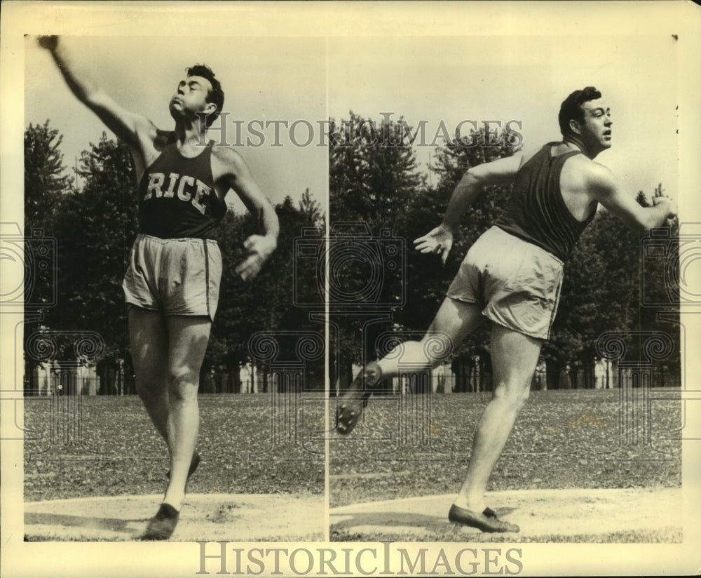 J.C. Petty Prepping for Upcoming A.A.U. Trials at Palmer Stadium - Historic Images