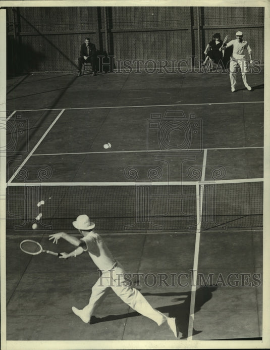 1939 Press Photo Ellsworth Vines Wins National Professional Open Tennis Singles - Historic Images