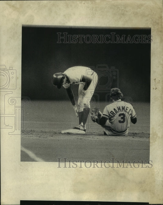 1978 Alan Trammell Detroit Tigers & Craig Reynolds of Seattle-Historic Images