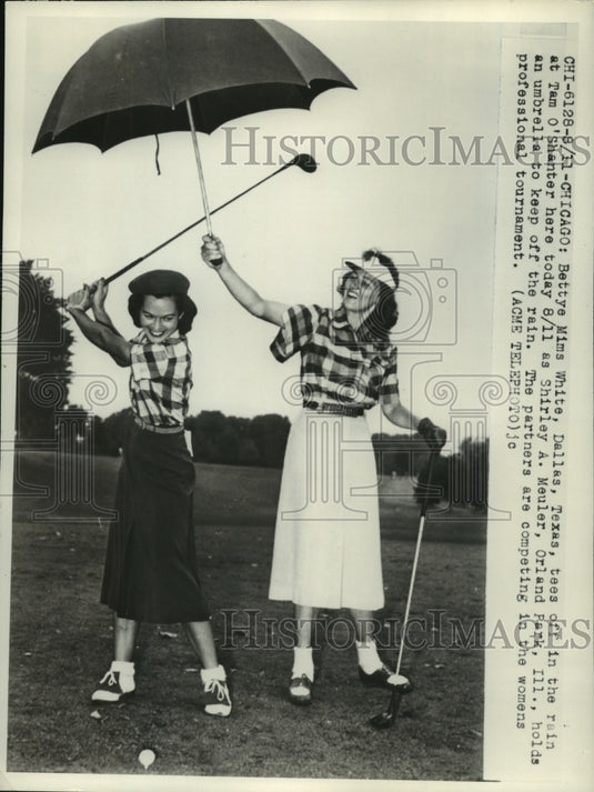 Bettye Mims White &Shirley A.Meujer at Womens golf Tournament-Historic Images