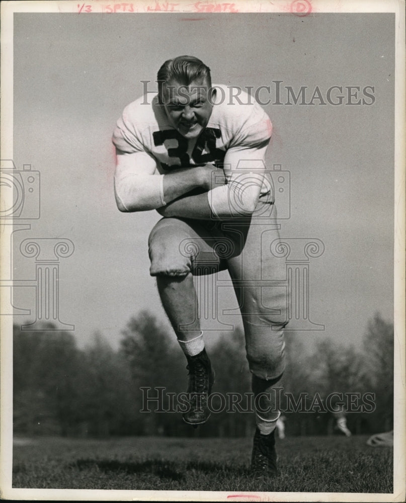 1948 Harry Chick Jagade fullback for Indiana University  - Historic Images