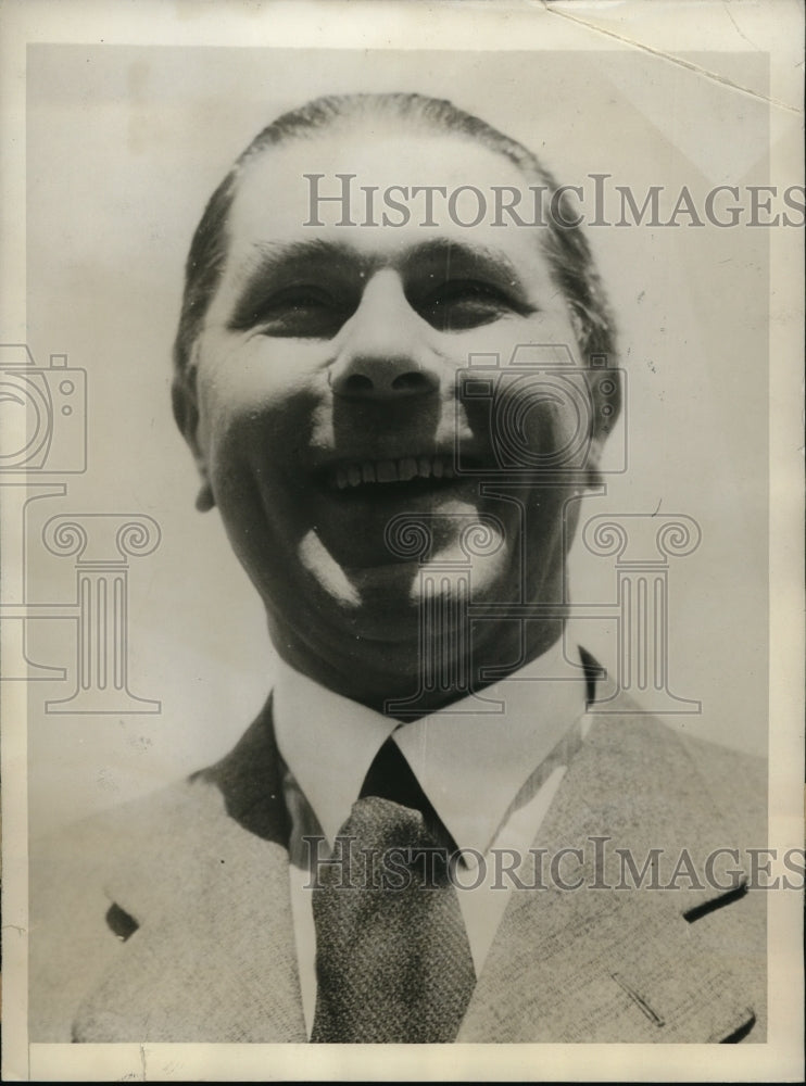 1932 Press Photo S Stankovits of Budapest Hungary Olympic Committee - net02235 - Historic Images