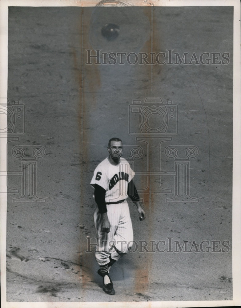 1960 Press Photo HArvey Kuenn of the Cleveland Indians baseball team - net02392 - Historic Images