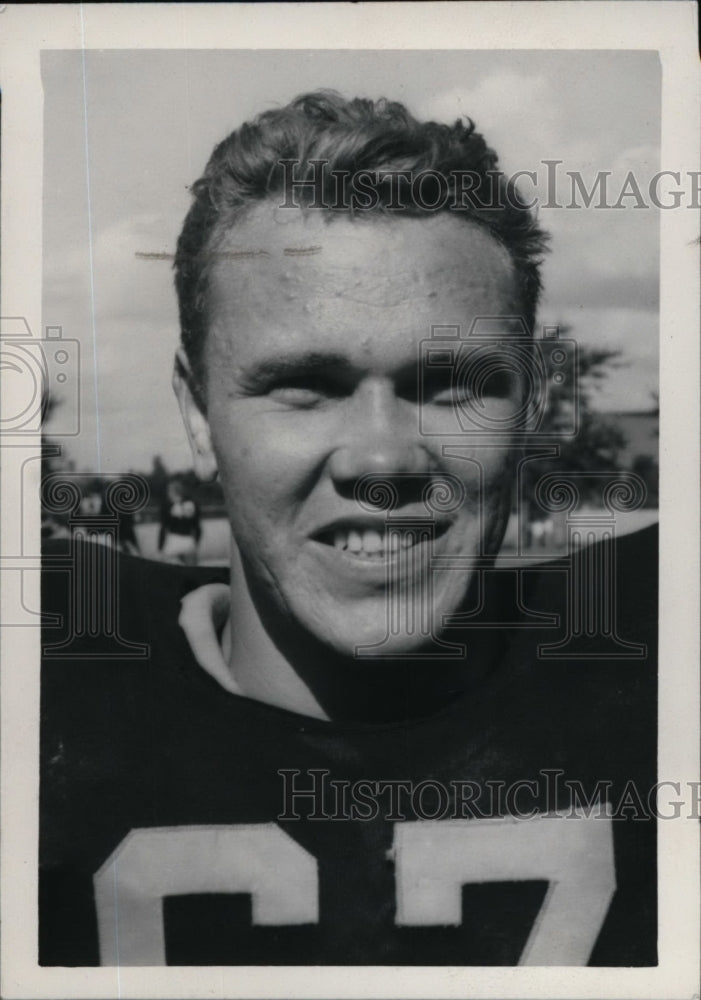 1946 Press Photo University of Iowa halfback Bob Sullivan - net03388- Historic Images