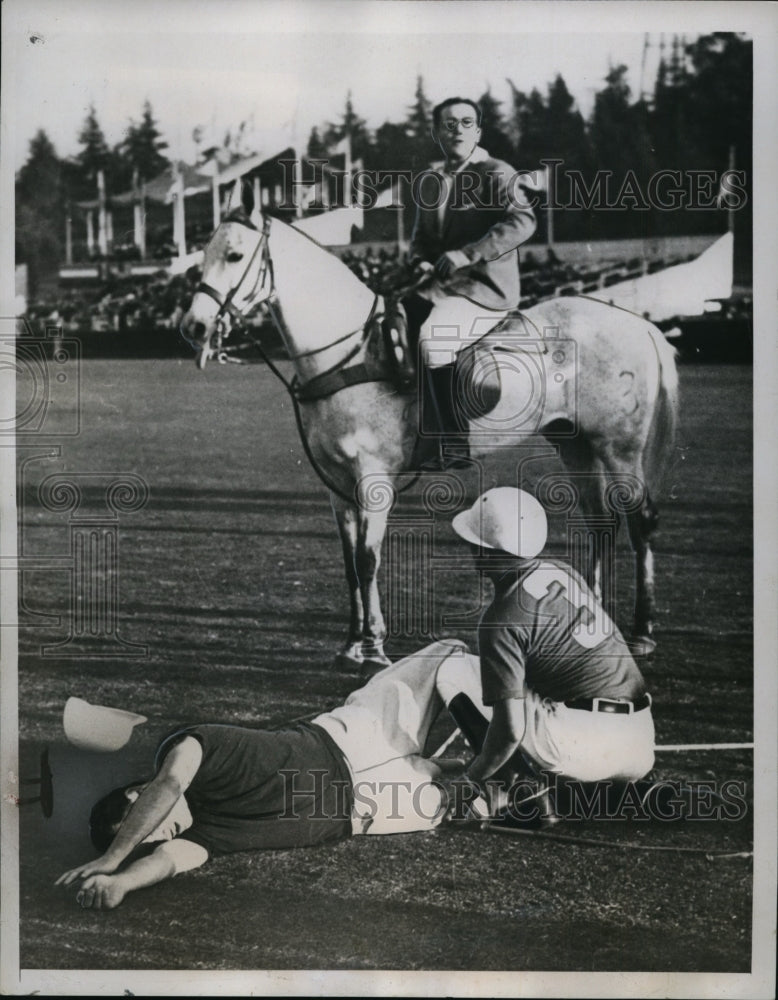 1937 Eric Pedley California Polo team & Ramos Serma Mexico team - Historic Images