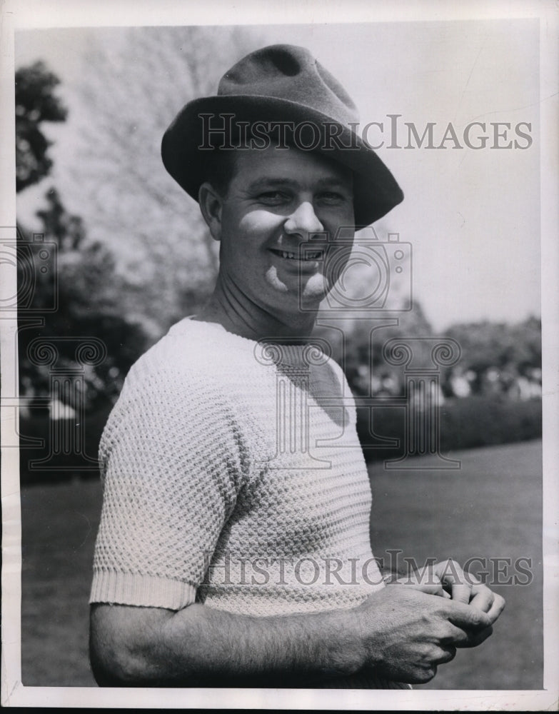 1940 Press Photo Golfer Jimmy Demaret at Goodall Round Robin Tournament - Historic Images