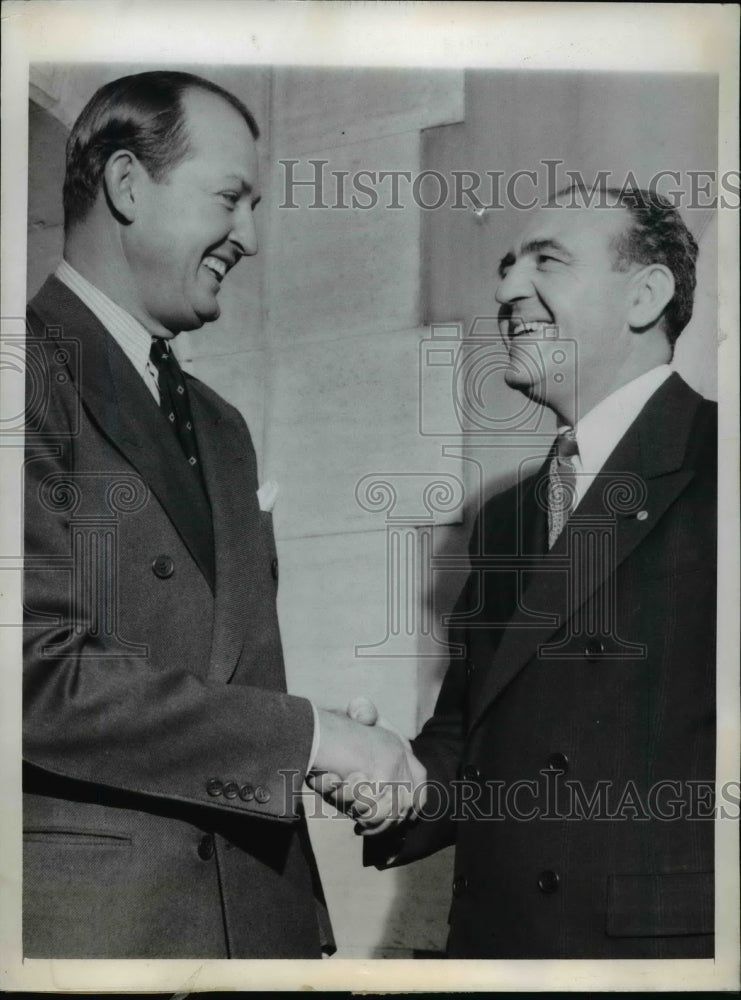 1941 Press Photo Ed Dudley president of PGA &amp; ex president Tom Walsh - net05519 - Historic Images