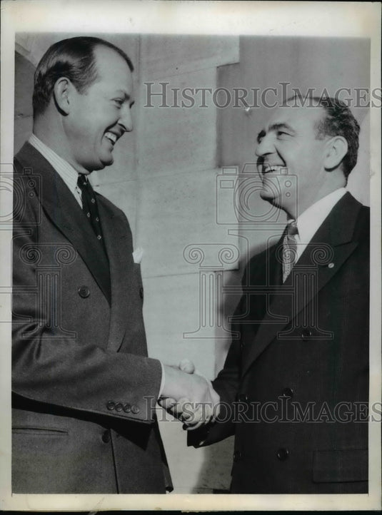 1941 Press Photo Ed Dudley president of PGA & ex president Tom Walsh - net05519 - Historic Images