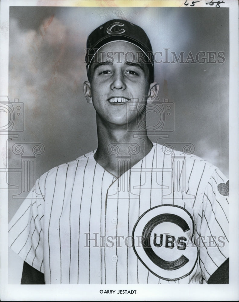 Press Photo Garry Jestadt of the Chicago Cubs baseball team - net06198 - Historic Images