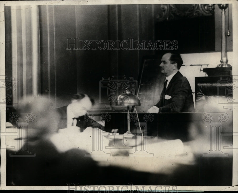 1924 Press Photo Kid McCoy aka Norman Selny on trial for murder in LA- Historic Images