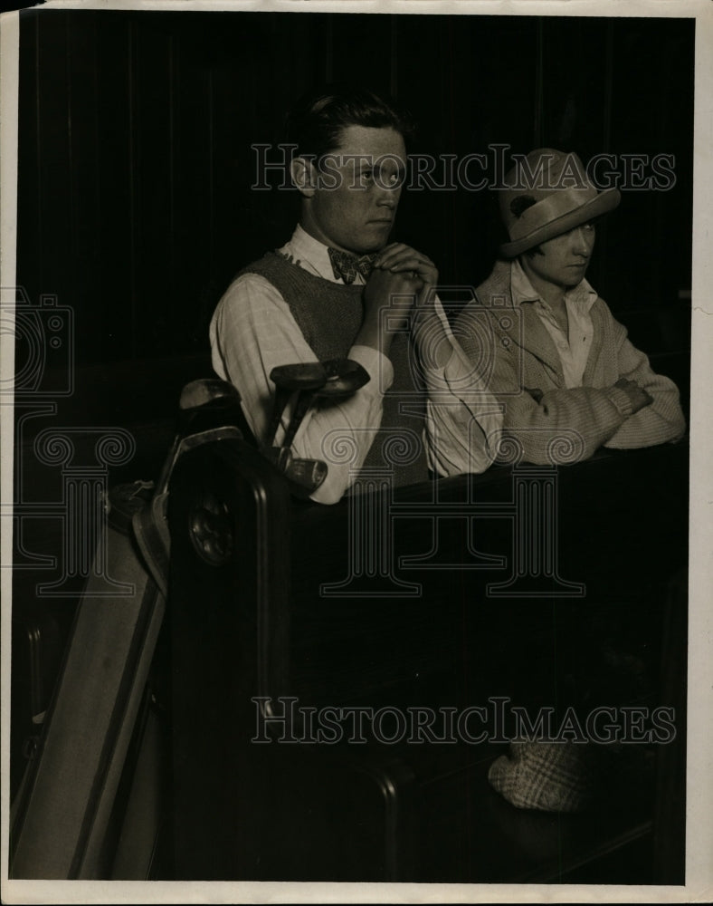 1927 Press Photo M.T. Carey and Miss D.F. Clark of Denver, Colorado - net09680 - Historic Images