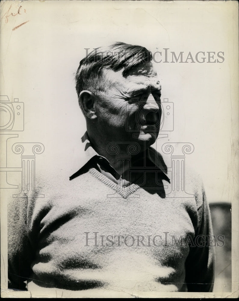 Press Photo University of Illinois football Robert C Zuppke - net10045- Historic Images