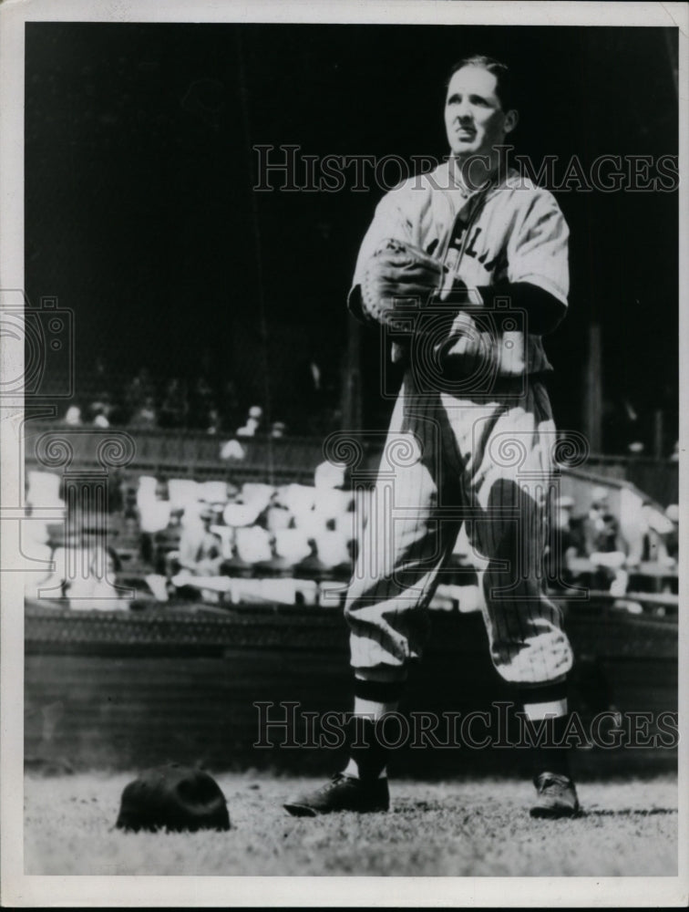 1936 Press Photo Cleveland Indians baseball player Billy Sullivan - net10799 - Historic Images