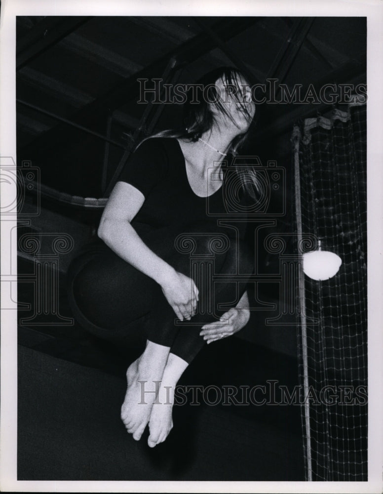 1970 Press Photo Allison Jones Intermediate Div state champion diver in Ohio - Historic Images