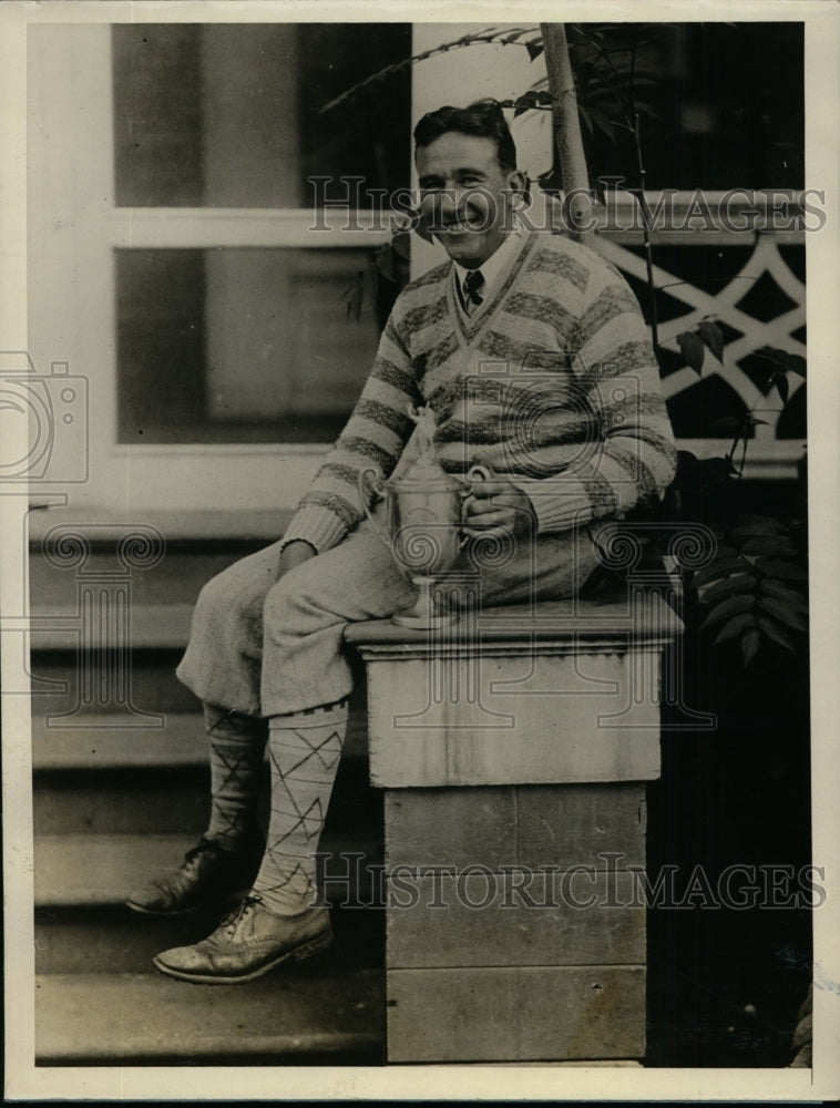1927 Press Photo Captain RC Scott Field Artillery Reserve wins Army golf - Historic Images