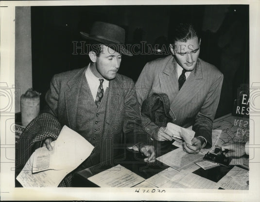 1938 Press Photo Paul Runyan, Harold Jug McSpaden at Miami Florida golf - Historic Images