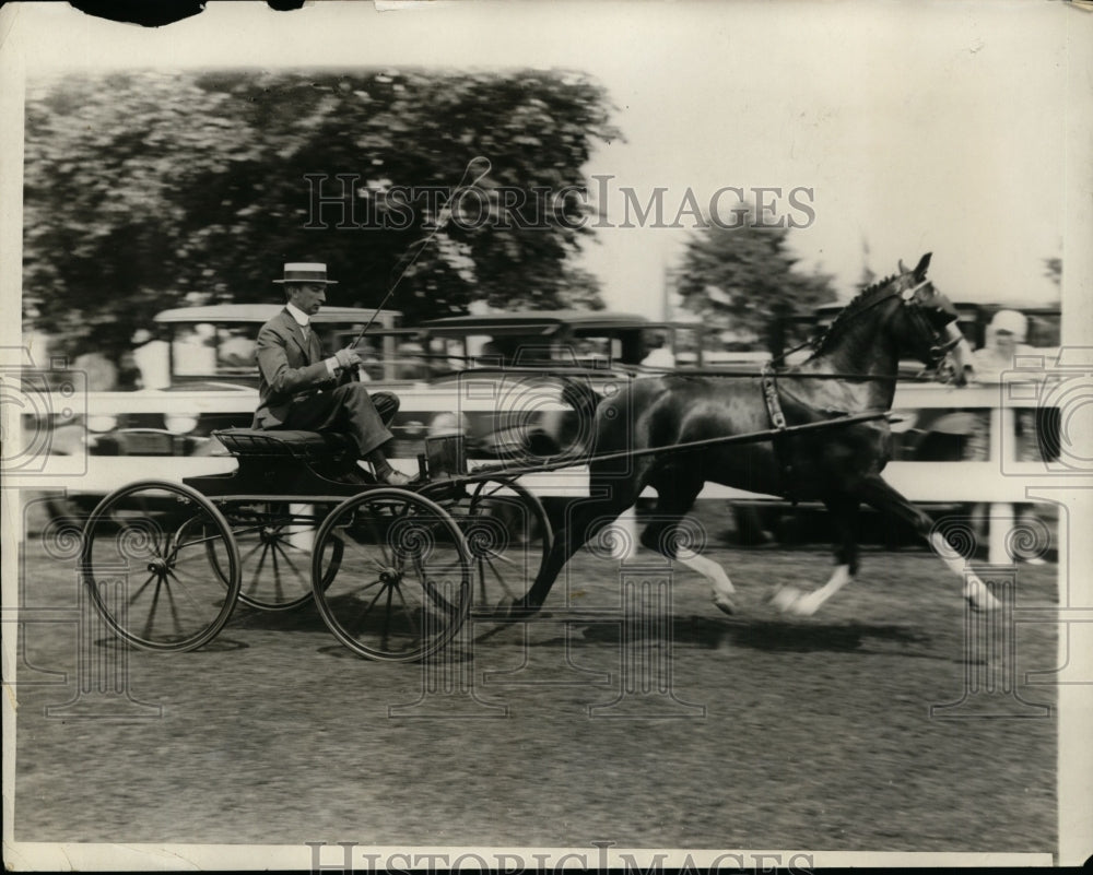 1929 Press Photo Westchester County horse show J Macy Willets & Cassillis Master - Historic Images