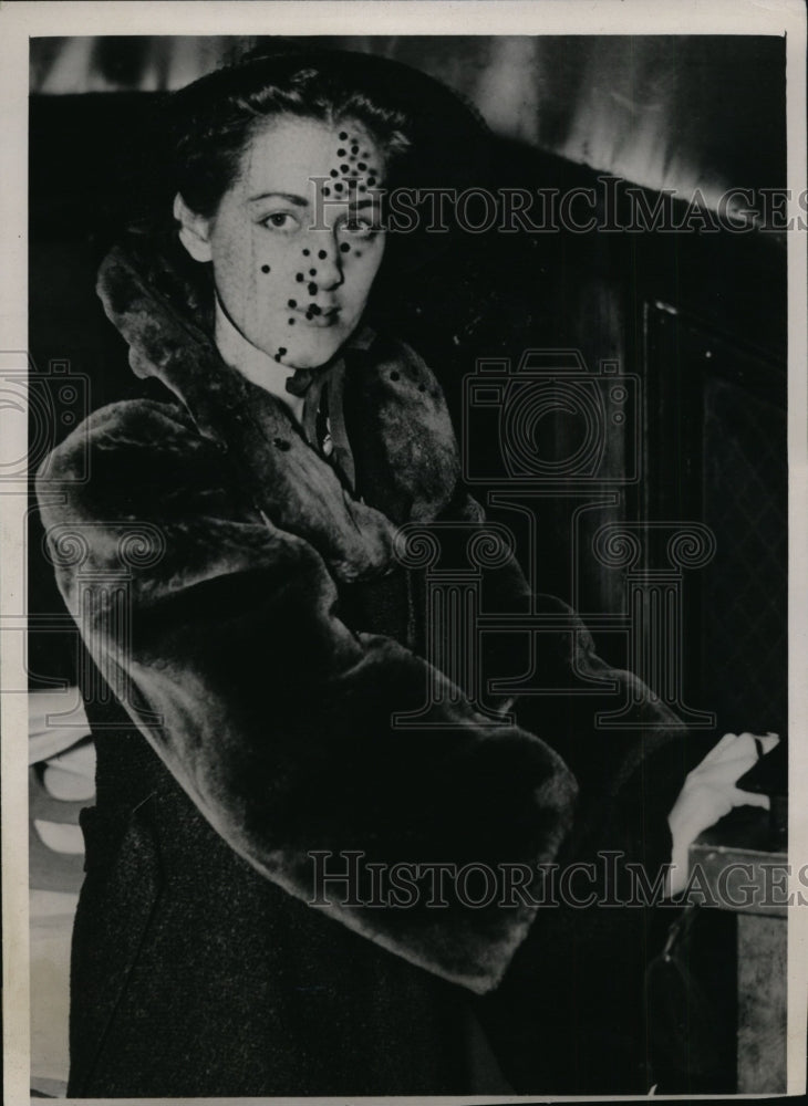 1938 Press Photo Jean McClain Kansas City singer at court in Chicago - net13327 - Historic Images