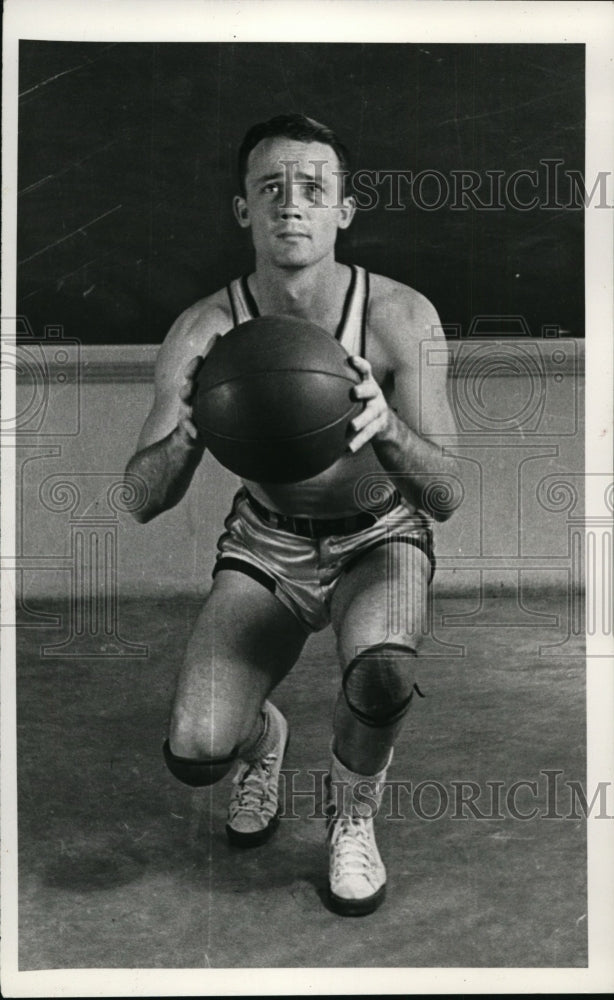 1940 Press Photo Baylor University basketball guard Grady Vaughn - net13382- Historic Images