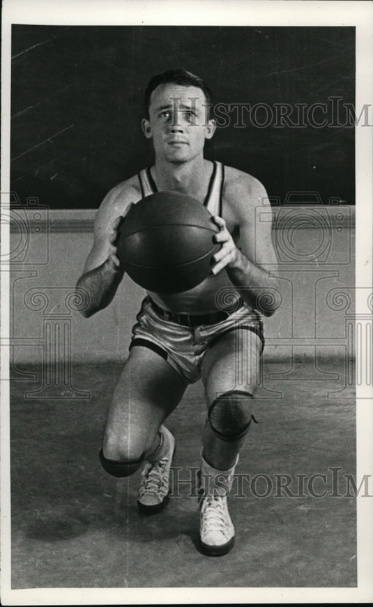 1940 Press Photo Baylor University basketball guard Grady Vaughn - net13382- Historic Images