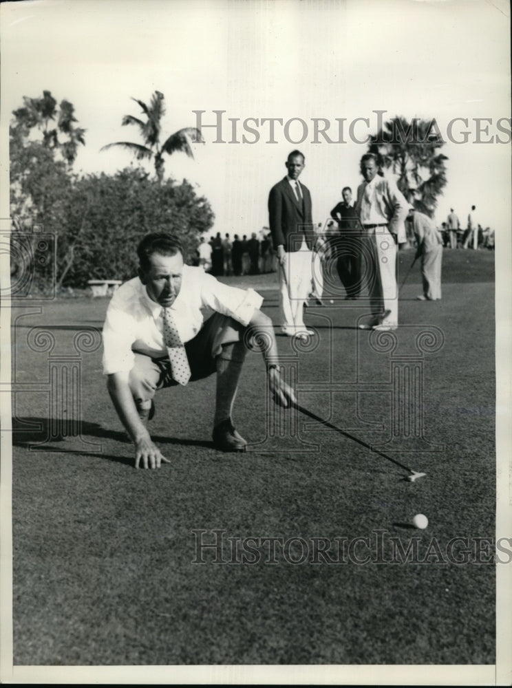 1935 Press Photo Willie MacFarlane in Miami Biltmore golf in Florida - net13508 - Historic Images
