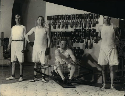 1924 Press Photo House of Reps gym,Vestal, F Britten, Purnell, Anderson - Historic Images