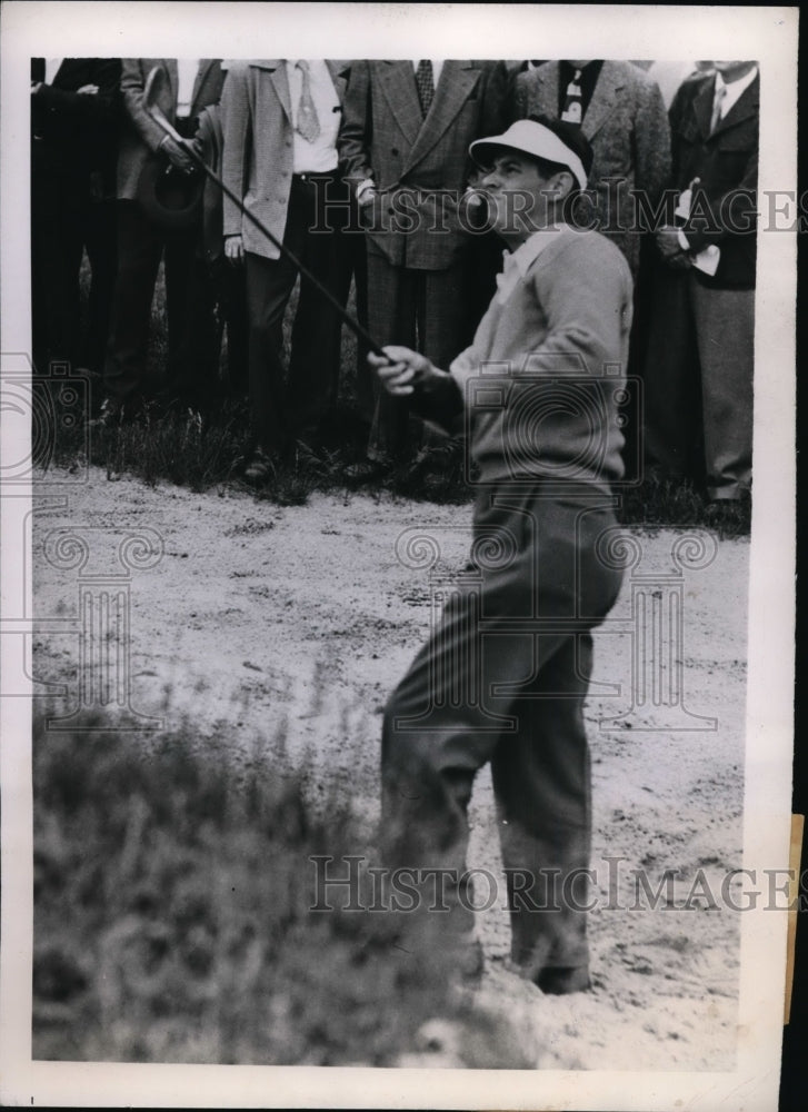 1948 Press Photo Cary Middlecoff at Philadelphia Inquirer golf tournament in PA- Historic Images