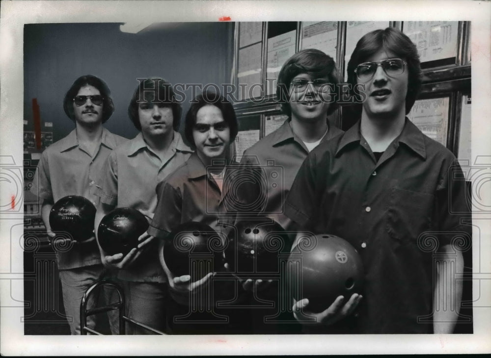 1978 Press Photo Cleveland bowlersJoe Jasko, Dave D&#39;Entremont, John Kastanis - Historic Images