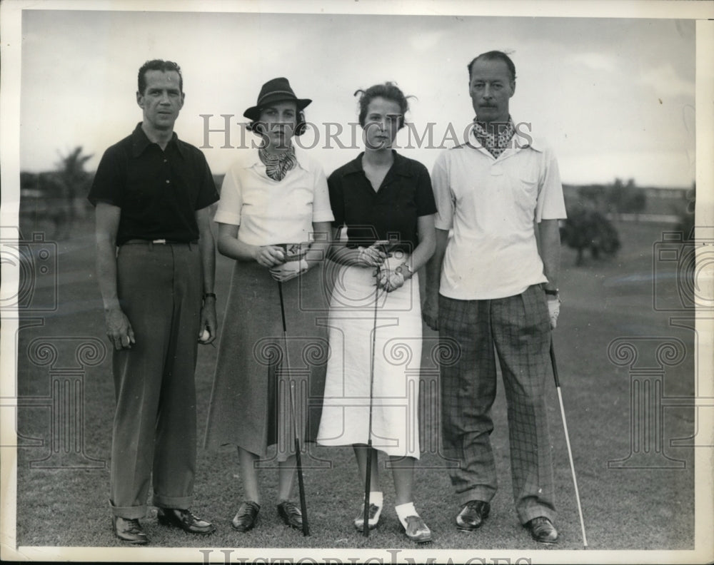 1936 Press Photo Society At The Seminole Golf Club - net21741 - Historic Images