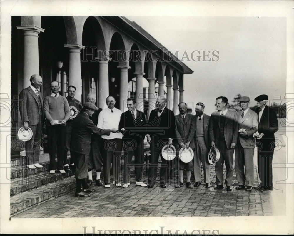 1935 Press Photo Golfers in Annual Best Ball Championship at Pinehurst CC, NC - Historic Images