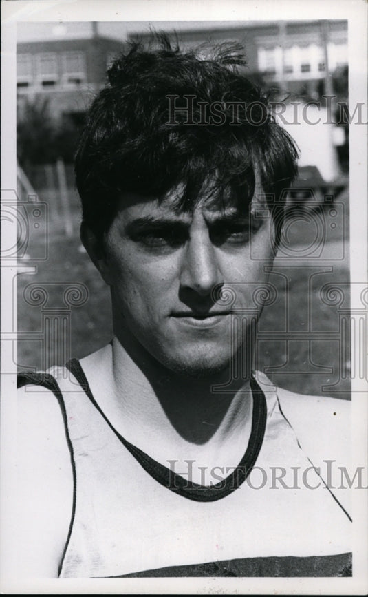 1969 Press Photo Greg Mazurek Baldwin Wallace track team - net22337 - Historic Images