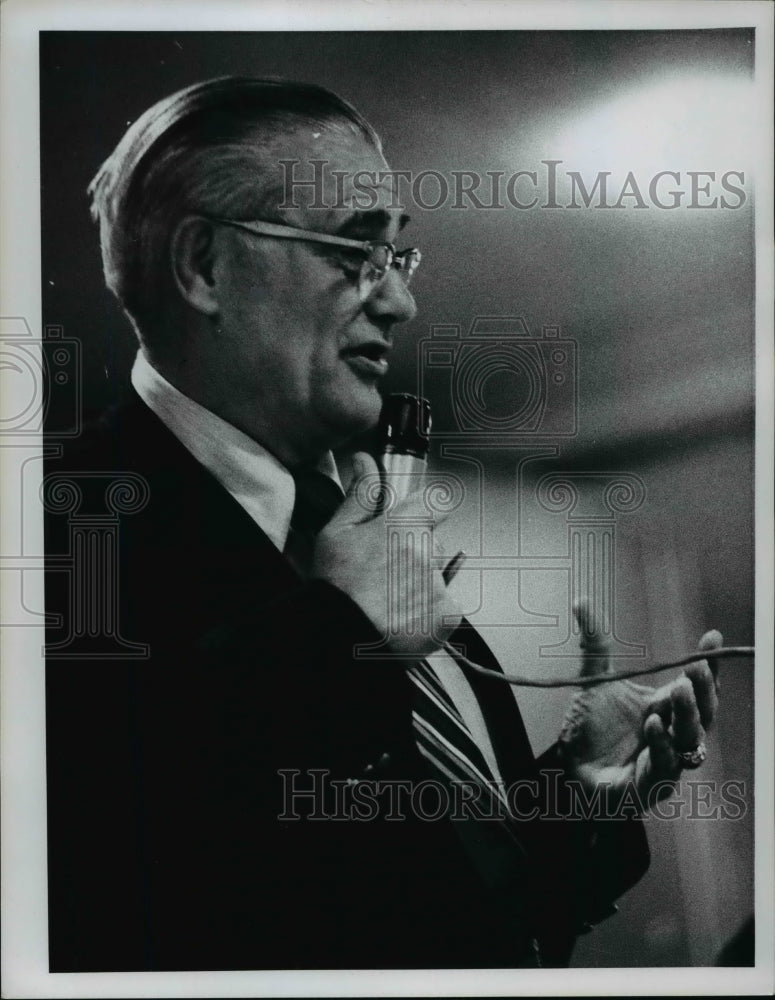 1976 Press Photo Woody Hayes football coach for Ohio State - net24054 - Historic Images