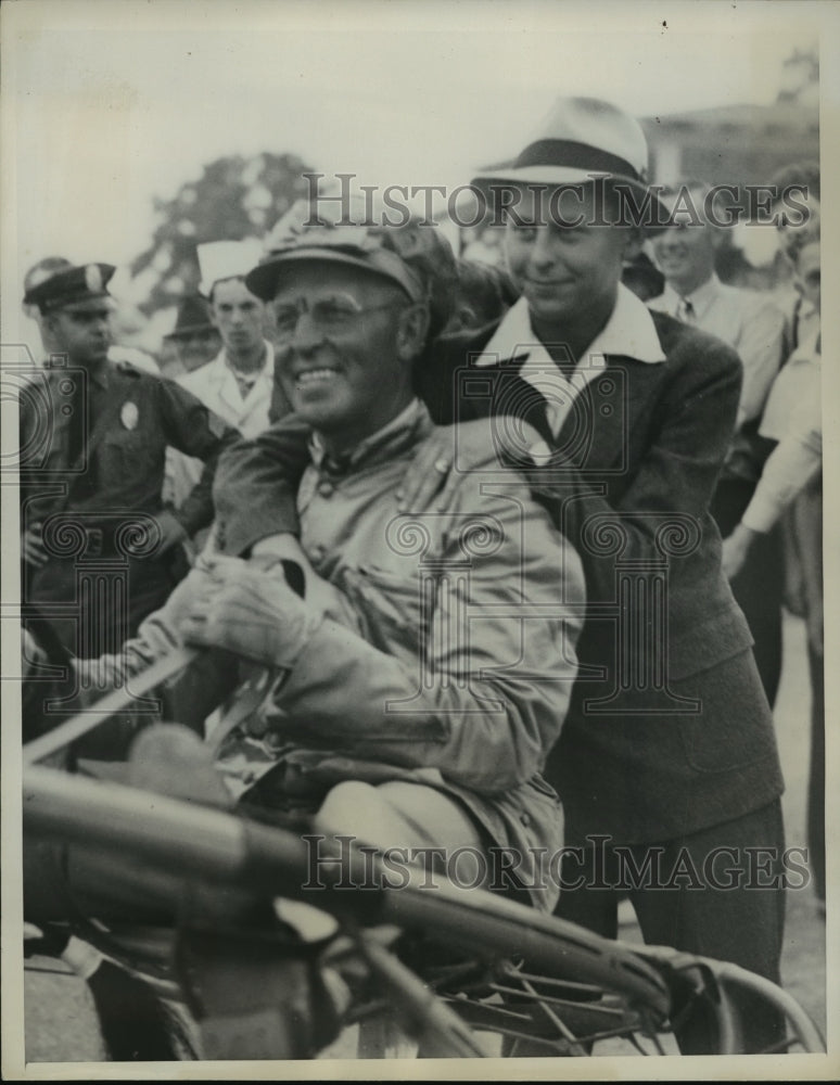 1937 Press Photo Henry Tomas Won The Race - net26564- Historic Images