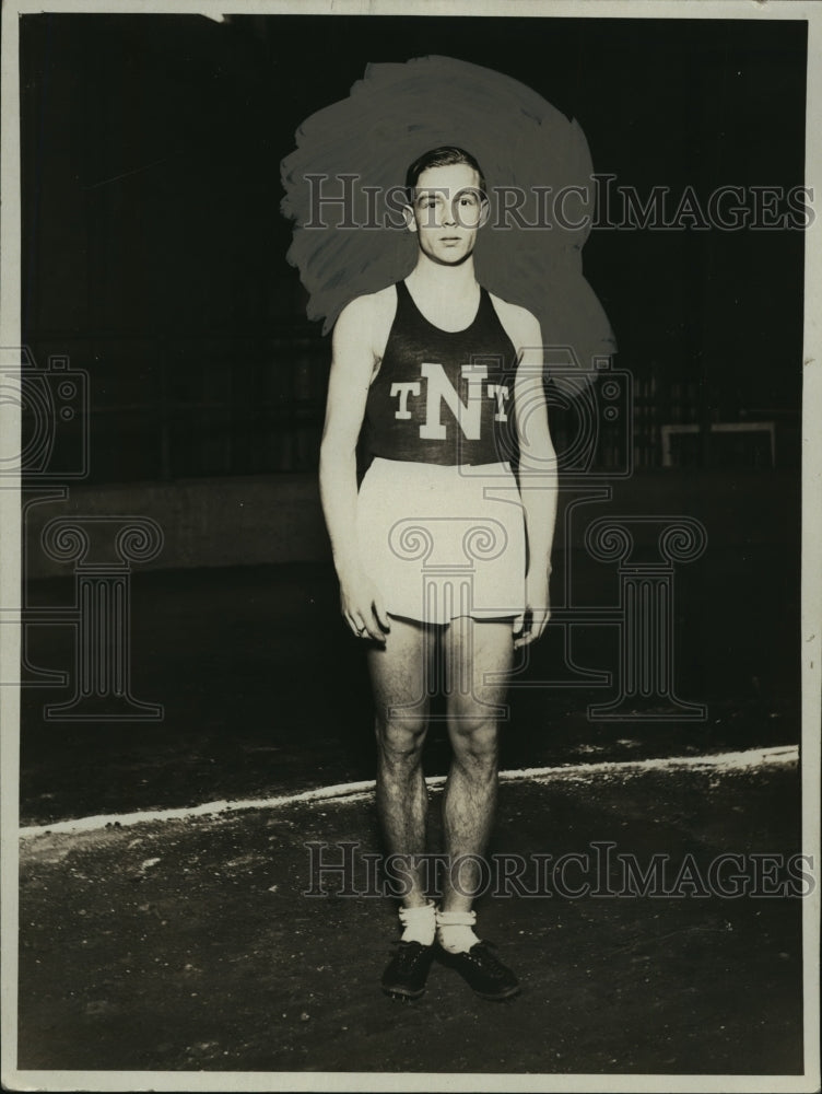 1927 Press Photo Bob Tannehill sprinter & hurdler of Northwestern University - Historic Images